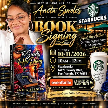 Aneta Sproles Book Signing "The Secrets in Her Diary"