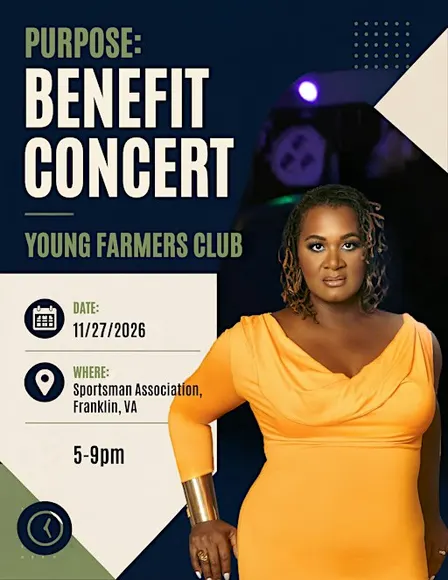 Young Farmer's Club Benefit Concert featuring Tamara Wellons