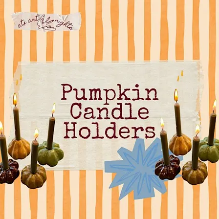 Pumpkin Candle Holders