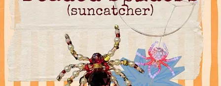 Beaded Spider Suncatchers