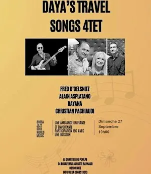DAYA'S TRAVEL SONGS 4TET 27.9.