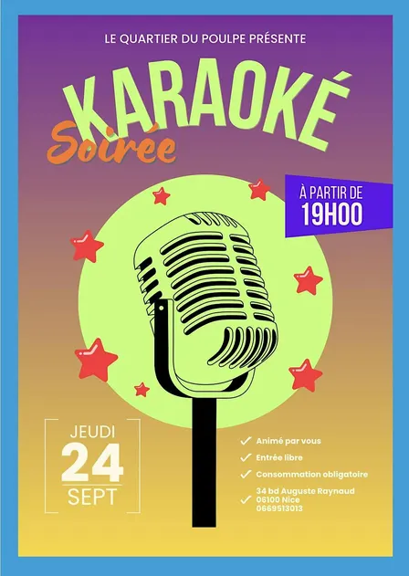 Soirée Karaoké au Quartier du Poulpe
