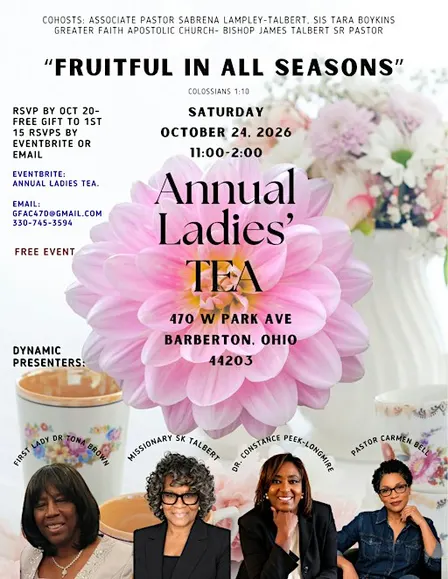 Annual Ladies Tea