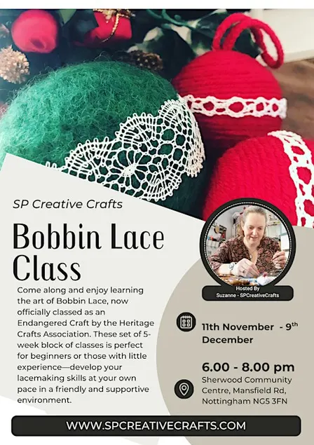 5 week bobbin lace classes
