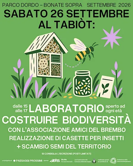 COSTRUIRE BIODIVERSITA' - con Ass. Amici del Brembo