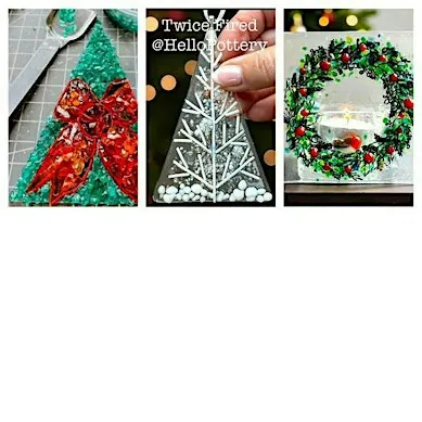 Christmas decoration HELLO POTTERY CAFE workshop Friday 13th Nov 6.30pm