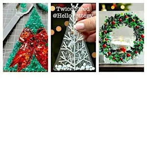 Christmas decoration HELLO POTTERY CAFE workshop Friday 13th Nov 6.30pm