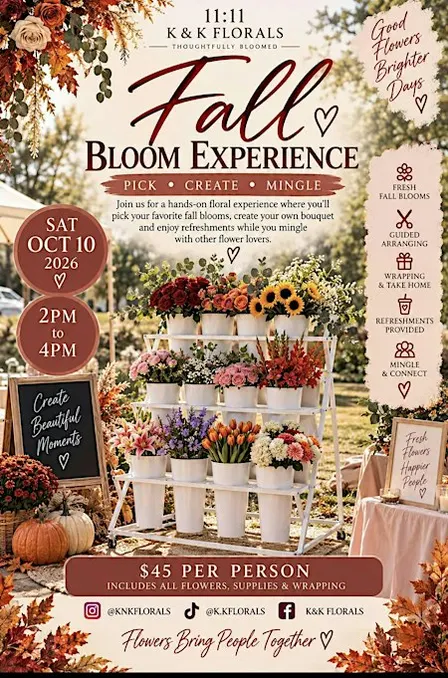 Hello Fall, bloom with us