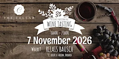 THE CELLAR's traditional FALL WINE TASTING