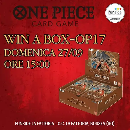 ONE PIECE WIN A BOX OP-17