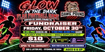 First Annual Glow In The Dark Flag Football Fundraiser Event