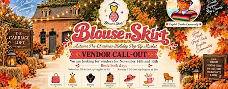 Blouse N Skirt Pop-Up Market Vendor Callout - now taking applications