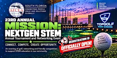 Mission: NextGen STEM | AFCEA South Florida TopGolf Tournament