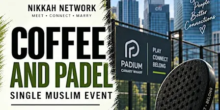 Coffee + Padel - Single Muslims LONDON