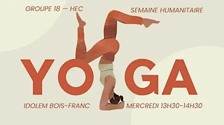 Cours De Yoga — Semaine Humanitaire — HEC — Idolem Bois-Franc