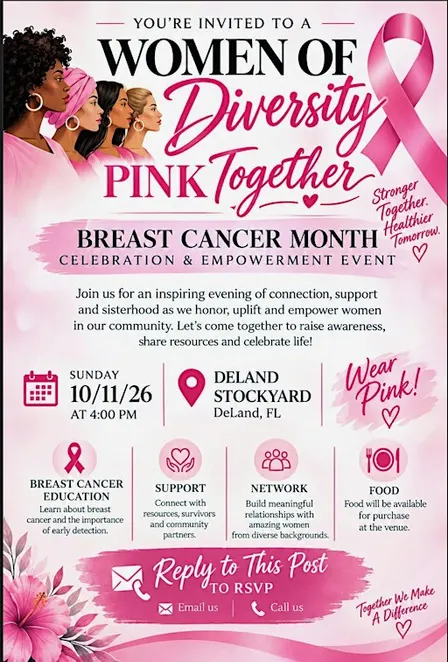 Calling all women for a breast cancer awareness event!!