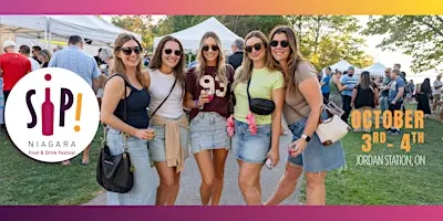 SIP Niagara Food & Drink Festival OCT 3-4 2026