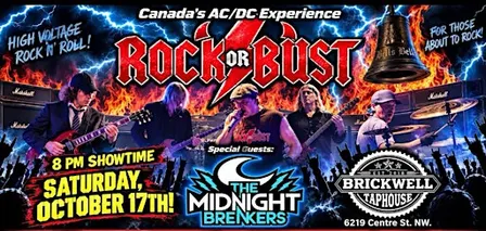 ROCK OR BUST - THE AC/DC TRIBUTE &  SPECIAL GUESTS: THE MIDNIGHT BREAKERS