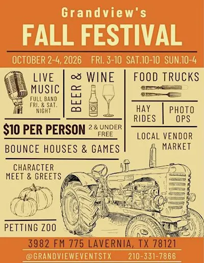 Grandview Fall Fest 2026 -- Festival and Concert Event