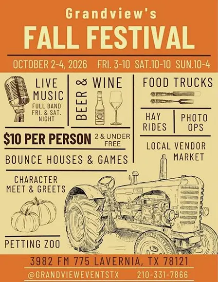Grandview Fall Fest 2026 -- Festival and Concert Event