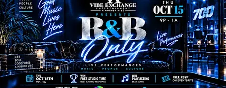 VX Presents: R&B Only!!