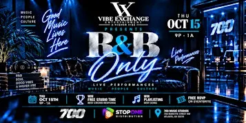 VX Presents: R&B Only!!