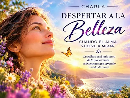 CHARLA  "DESPERTAR A LA BELLEZA: UNA NUEVA FORMA DE MIRAR LA VIDA"