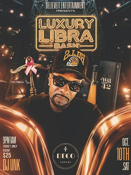 LUXURY LIBRA BASH