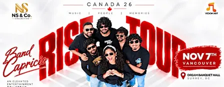 Band Capricio – Rise Tour Canada ’26 | Vancouver