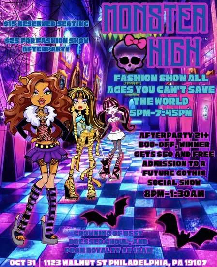 Monster High Ball + Fashion Show