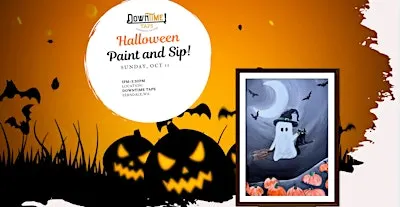 Halloween Paint and Sip at DownTime Taps!