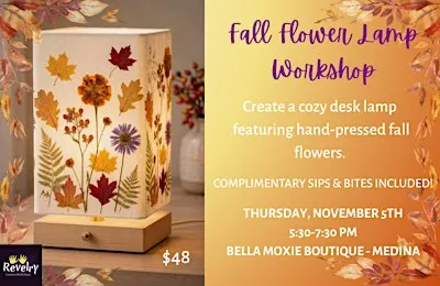 Pressed Flower Lamp Workshop