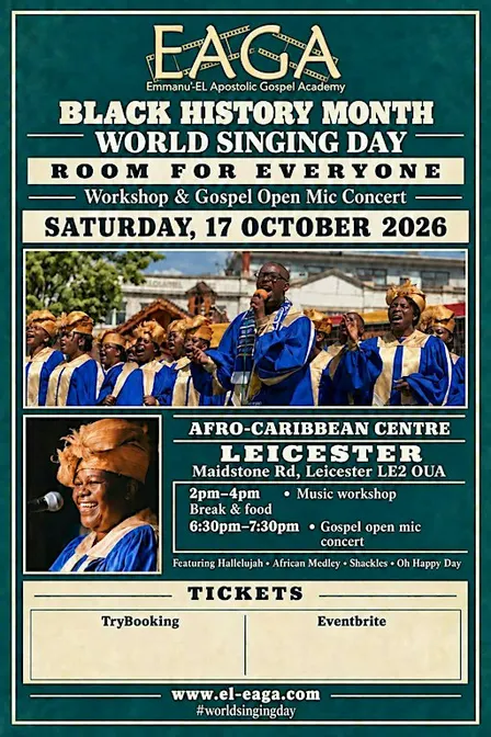 World Singing Day Workshop & Gospel Open Mic Concert