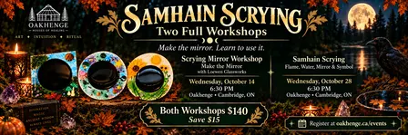 Samhain Scrying: Make the Mirror + Learn to Read It