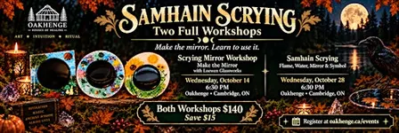 Samhain Scrying: Make the Mirror + Learn to Read It