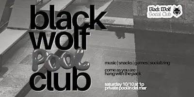 black wolf pool club