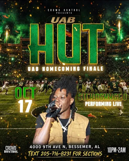 UAB homecoming finale HUT