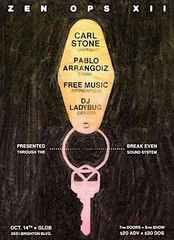 Carl Stone (JP) / Pablo Arrangoiz (FL) / Free Music (MN) / DJ Ladubug