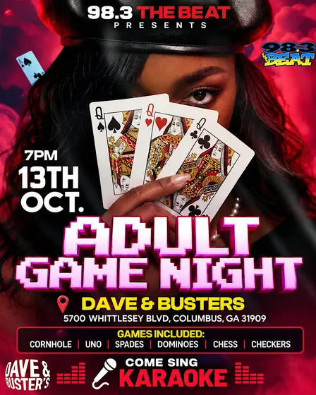 983 the beat's Adult Game Night