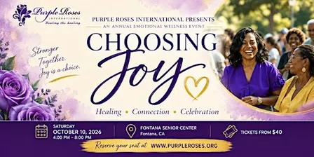 Purple Roses: Emotional Wellness | Choosing Joy