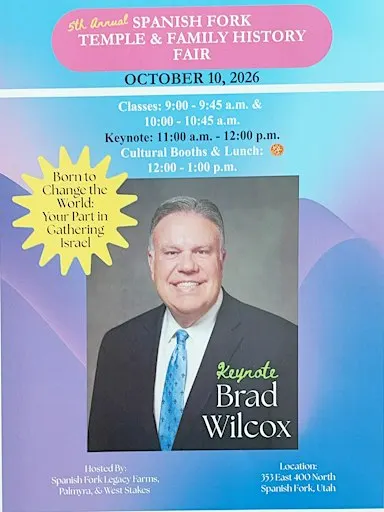Spanish Fork Temple & Family History Fair