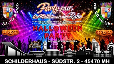 Halloween Party – Party pur im Schilderhaus Mülheim an der Ruhr
