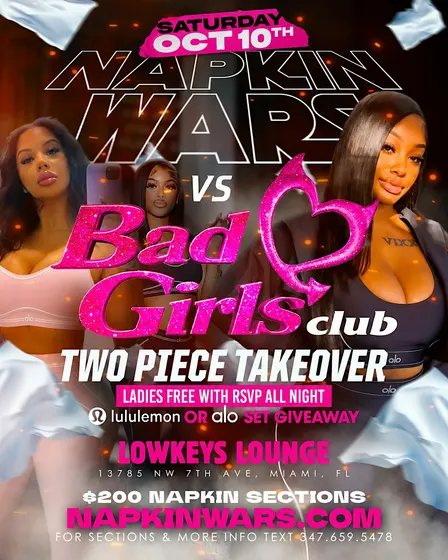 Napkin Wars Vs Bad Girls Club: Ladies Free