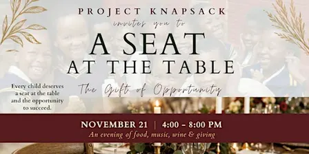 Project Knapsack invites you to A Seat At The Table