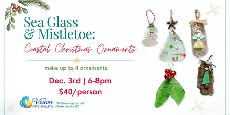 Sea Glass & Mistletoe: Coastal Christmas Ornaments