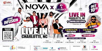 BAND INFUSION X NOVA ENTERTAINMENTS | LIVE IN CHARLOTTE, NC