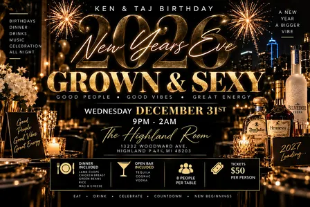 New Years Eve Grown & Sexy Gala
