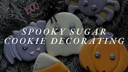 Spooky Sugar Cookie Decorating