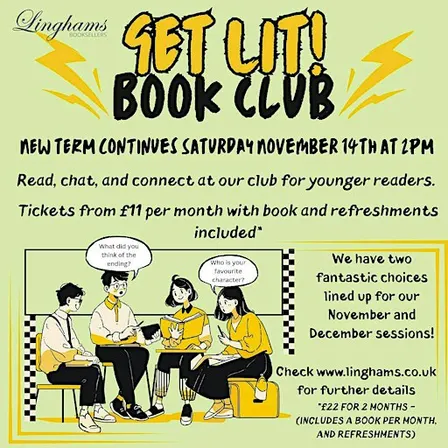 'Get Lit' by Linghams - Junior Book Club - Winter 2026