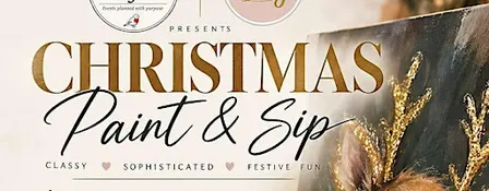 Christmas Paint & Sip